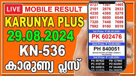karunya plus lottery result|കാരുണ്യ പ്ലസ് ലോട്ടറി KN 536 .